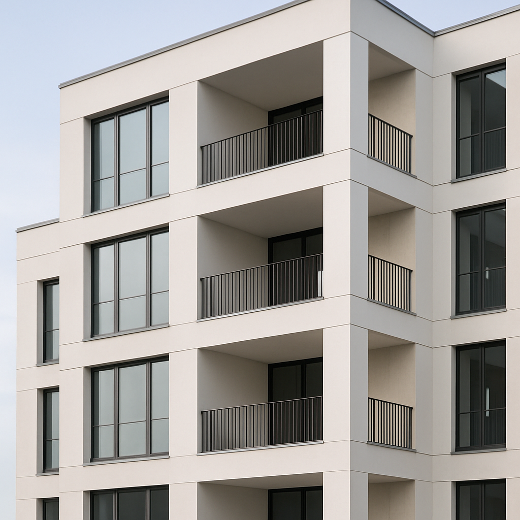 A contemporary Townsville apartment building managed by RentalCo.